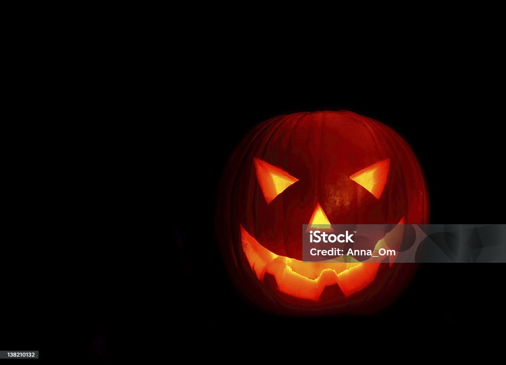 Halloween zucca - Foto stock royalty-free di Arancione
