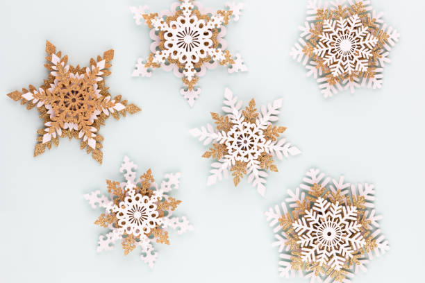 istock Christmas star decoration. Christmas star on blue background. 1382117974