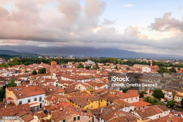 Lucca From Above Stock Photo - Download Image Now - Italy, Lucca, Architecture