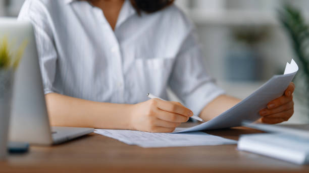 istock woman working in the office 1382128537