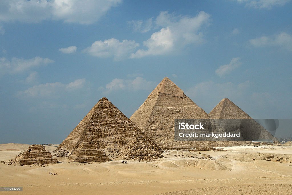 Les pyramides de Gizeh - Photo de Pyramides de Gizeh libre de droits