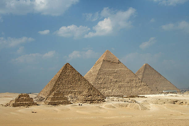 istock The pyramids of Giza on a bright day 138213779