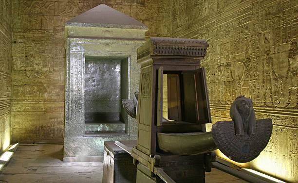 Sanctuary of Horus stock photo