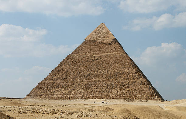 Pyramid of Khafre, Giza, Egypt stock photo