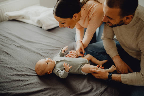 istock Morning routine with our baby boy 1382143878