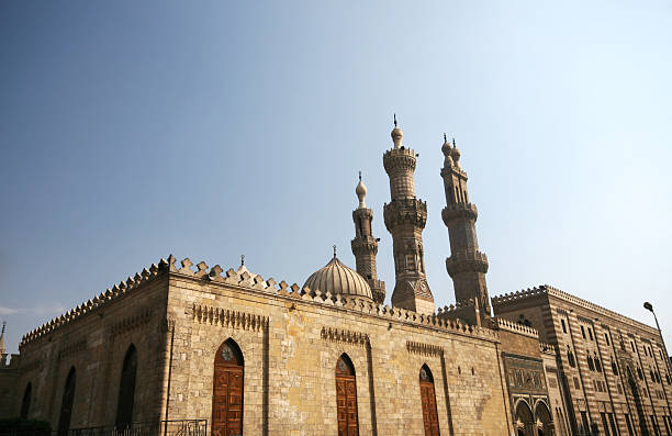 mosquée al-azhar, le caire islamique - al azhar photos et images de collection