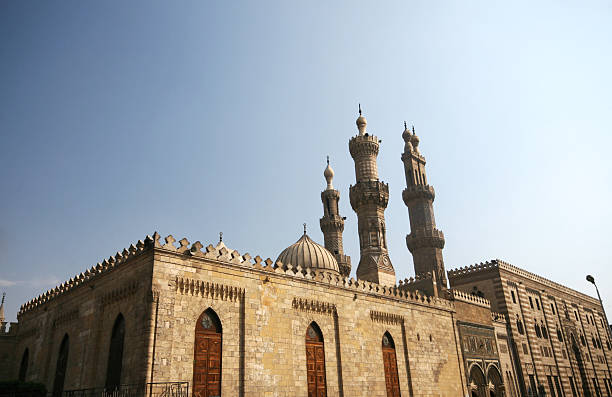 Al-Azhar Mosque, Islamic Cairo stock photo