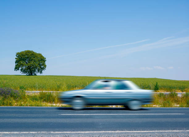 Classic car, classic view. Let's go on a road trip!