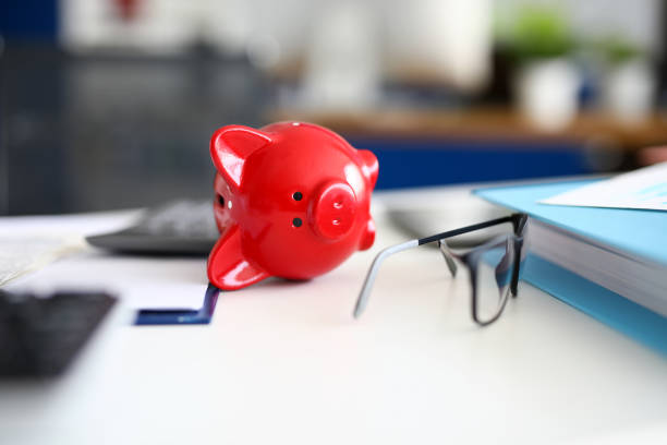 istock Detailed picture and calculator 1382153250