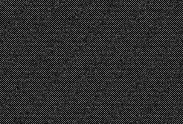 Vector illustration of Black jeans denim texture pattern background