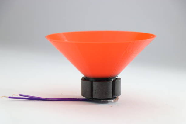 istock 3D printed audio loudspeaker as a replacement for a broken radio speaker. 3D print useful things 1382212739