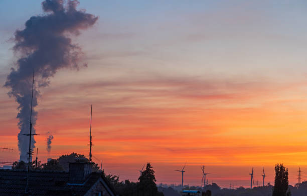 istock Sunset Sky and Power Station 1382245015