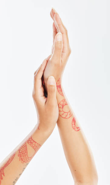 istock Studio shot of an unrecognisable woman’s beautiful hands against a white background 1382256819