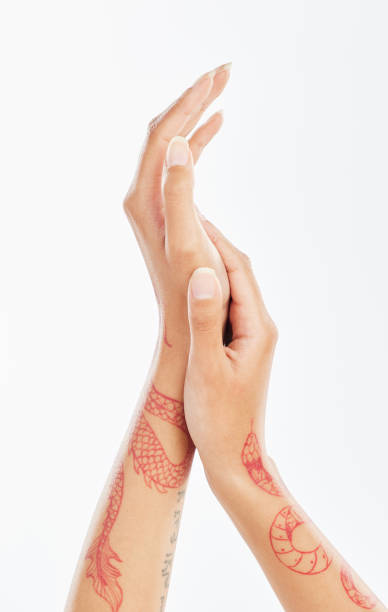 istock Studio shot of an unrecognisable woman’s beautiful hands against a white background 1382256820