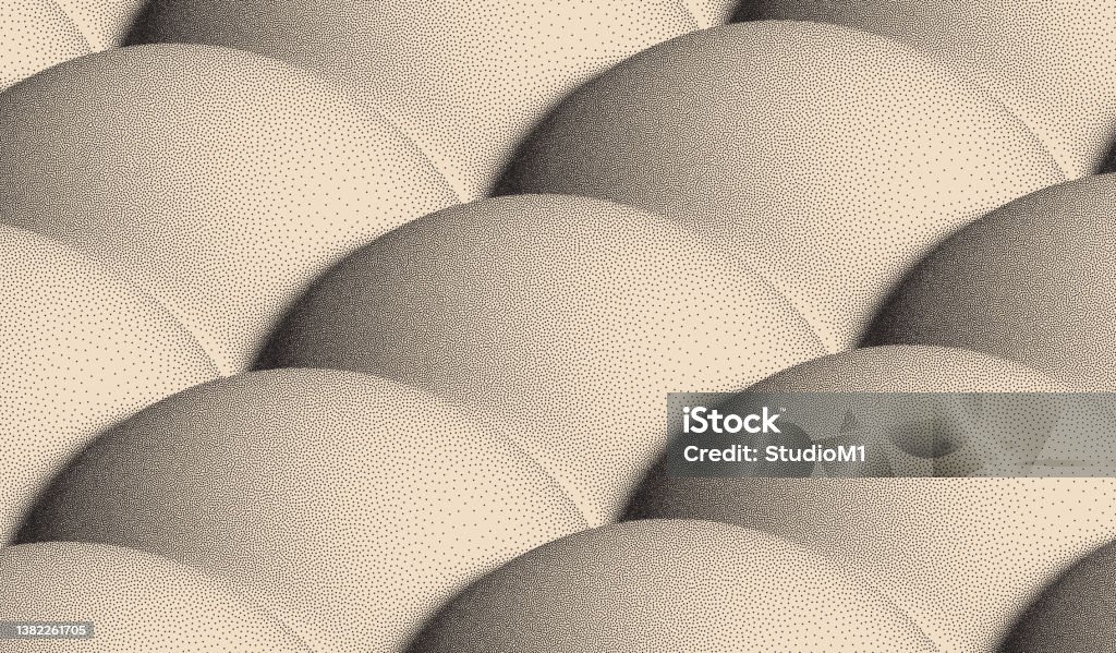 Spherical Type Patterns Pattern With Spherical Volume Shapes Background With Bumps Pointillism ...