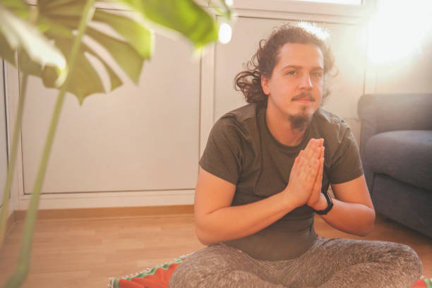 istock Namaste for this wornderful morning workout 1382261910