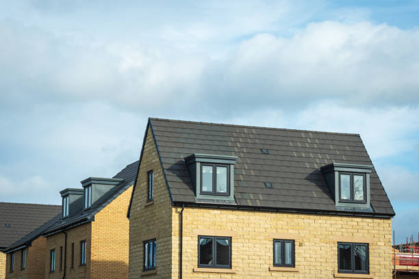 istock New build modern architecture houses in England UK 1382265319