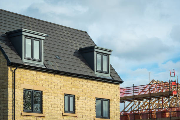 istock New build modern architecture houses in England UK 1382265320