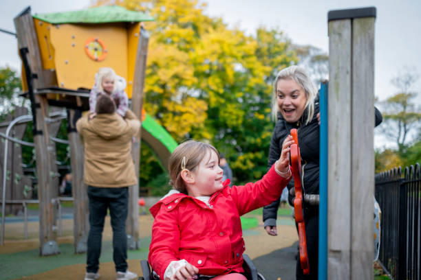 istock Playground Fun With My Parents 1382287431