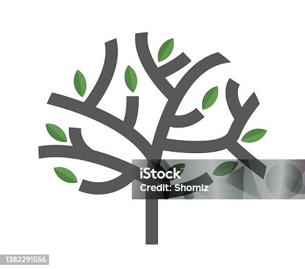 istock Tree vector icon 1382291556