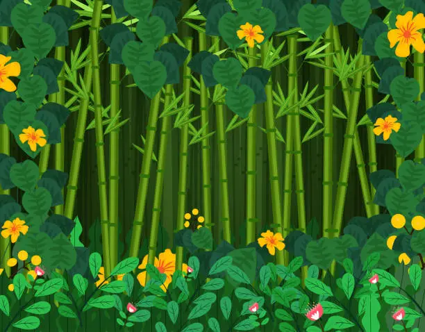 Vector illustration of Forêt