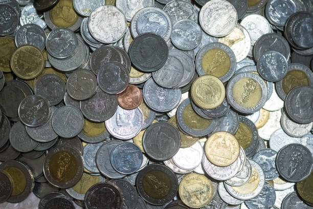 istock Background of Thai money coin 1382315932