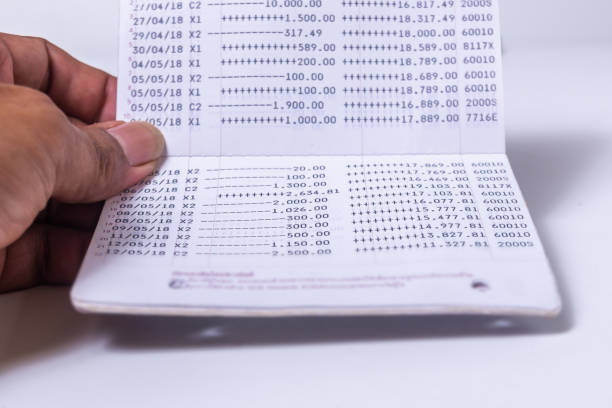 istock Bank book and Account bank 1382334546