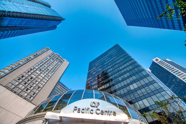 Vancouver, Canada - November 20, 2021: A luxury hotel \