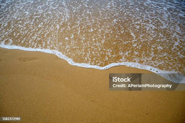 Sand And Water On The Beach Stock Photo - Download Image Now - Abstract, Australia, Backgrounds