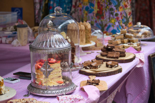 istock Dessert Table Full of Cakes and Brownies 1382380506