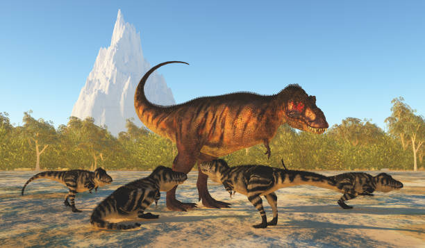 istock Tyrannosaurus Mother 1382380547