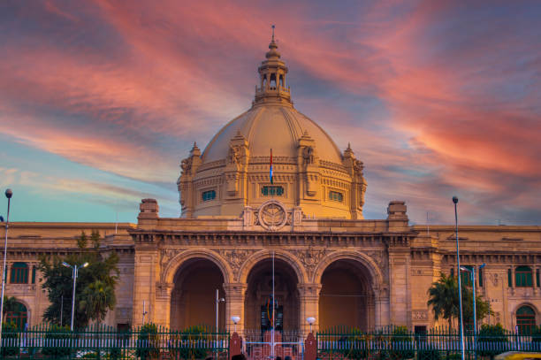 lucknow assembly building - lucknow imagens e fotografias de stock