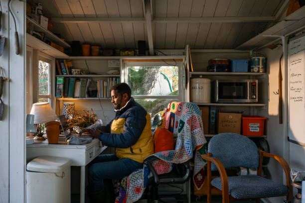 istock Working in the Summer House 1382387180