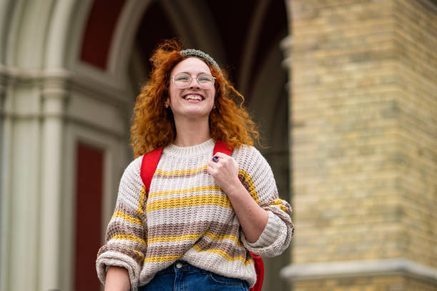 istock Beautiful female tourist exploring city 1382390159
