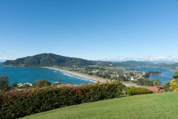 istock Tairua beach and township on Coromandel Peninsula. 1382391471