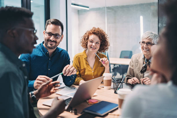 istock Business people on a meeting 1382404789