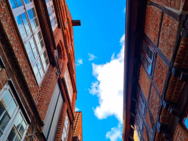 istock Medieval half-timbered houses in Luneburg, Germany 1382433801