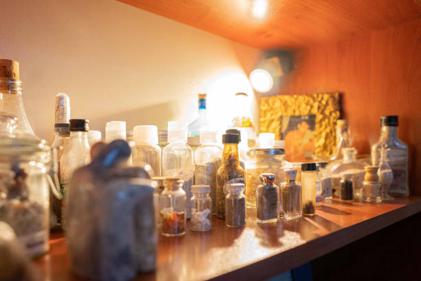 istock Sand and gravel collections in a variation bottle 1382453378