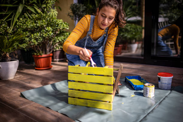 istock Furniture restoration at home 1382458377
