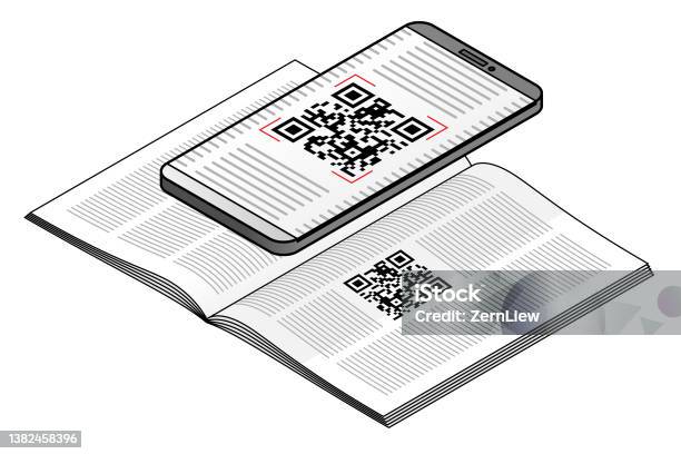 Barcode Qr Code Scanning Stock Illustration - Download Image Now - Bar ...