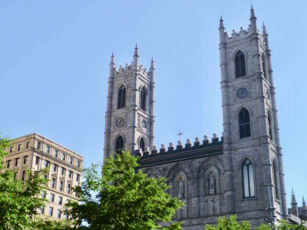 istock Front Facade Notre Dame Dasilica Montreal 1382459741