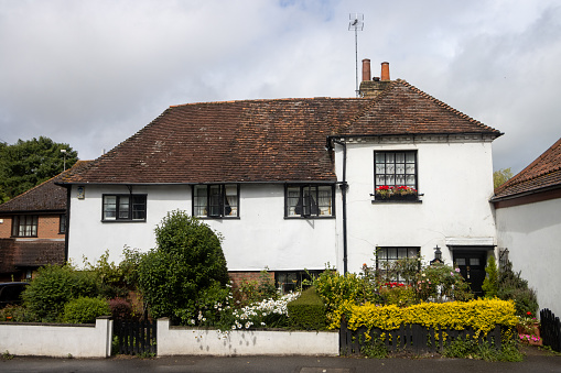 Two-story House at Eynsford in Kent, England. This is a residential property.