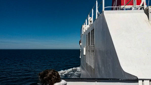 Ferry port, on the ferry