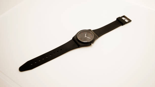 istock stretched wrist watch on white background 1382482833