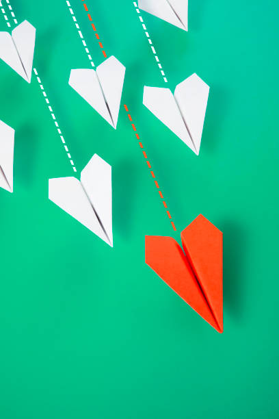istock Leadership Concept With Paper Airplanes 1382488880