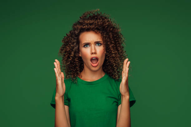 istock Beautiful emotional woman 1382491184