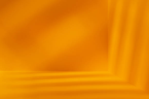 istock Yellow room with artistic shadow 1382492803