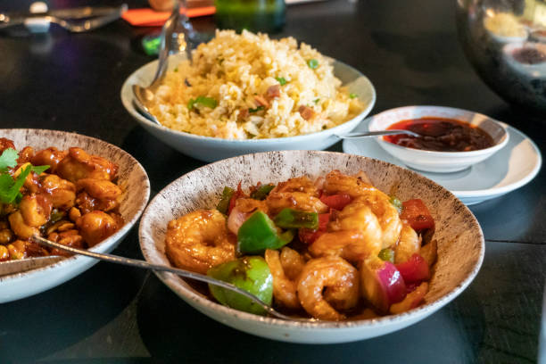 istock Chinese food in restaurant 1382500047