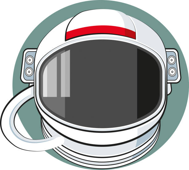 illustrazioni stock, clip art, cartoni animati e icone di tendenza di astronauta - astronaut space helmet space helmet