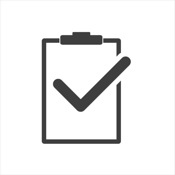 значок текста папки на планшете на белом фоне - palmtop electronic organizer personal data assistant checklist stock illustrations